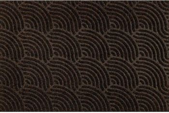 Wash+Dry Fußmatte waschbar Dune Waves dark brown 60 x 90