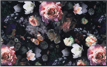 Wash+Dry Fußmatte waschbar Night Roses 75 x 120 cm
