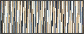 Wash+Dry Schmutzfangmatte waschbar Mikado Stripes nature 75x190 cm