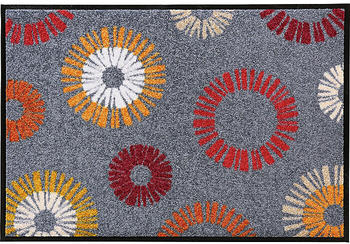 Erwin Müller Fußmatte Konz orange/grau/rot 80x150 cm