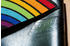 Wash+Dry Fußmatte Round Rainbow bunt 50x85 cm halbrund