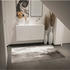 Wash+Dry Fußmatte Aura grau 110x175 cm