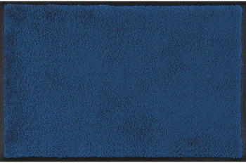 Wash+Dry Fußmatte waschbar Navy 50 x 75 cm blau