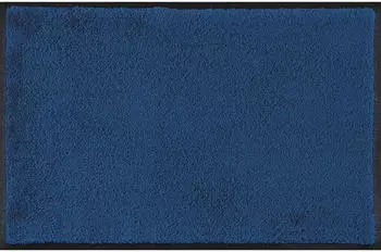Wash+Dry Fußmatte waschbar Navy 50 x 75 cm blau