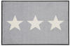 Wash+Dry Fußmatte waschbar Stars grey 40 x 60 cm