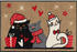 Wash+Dry Fußmatte Cuddle Time bunt 50x75 cm
