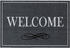 Astra Sauberlaufmatte Homelike 40 x 60 cm Welcome Grau
