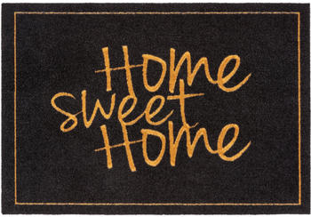 Astra Sauberlaufmatte Homelike 40 x 60 cm Home sweet Home schwarz-gold