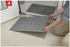ACO Vario Rips 60x40cm Alu Fußmatte mit Rahmen hellgrau (37251)