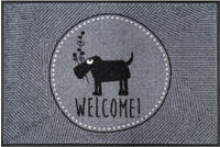 wash+dry by Kleen-Tex Fu&szlig;matte "Herr Just, Welcome" rechteckig 9 mm H&ouml;he