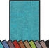 Karat Schmutzfangmatte Rhine - Sauberlaufmatte Türvorleger 120x180 cm Türkis