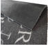 Astra Sauberlaufmatte Miabella Schriften 50x150 cm Grau-Weiß