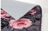 Astra Flauschige Sauberlaufmatte weich - Pure & Soft - Blumen grau-rosa 50x70cm