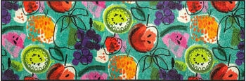Wash+Dry Fußmatte Fruit Fiesta 60x180 cm