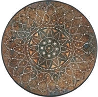 wash+dry by Kleen-Tex Teppich "Madhana" rechteckig 7 mm H&ouml;he Motiv Mandala,
