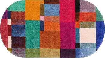 Wash+Dry Fußmatte Mosaique, Oval 50x90 cm