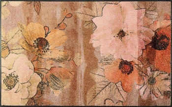 Wash+Dry Fußmatte Retro Roses 75x120 cm