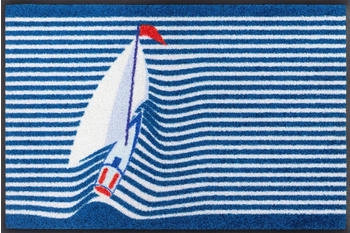 Wash+Dry Fu&szlig;matte Sailing Boat 50x75 cm