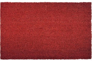 Floordirekt Fußmatte Kokos 17 mm 80x100 cm Rot