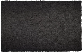 Floordirekt Fußmatte Kokos 24 mm 50x80 cm Schwarz
