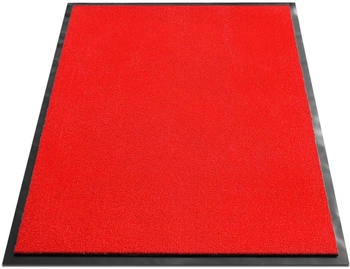 Floordirekt Schmutzfangmatte Monochrom 135x200 cm Rot