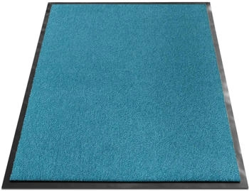Floordirekt Schmutzfangmatte Monochrom 60x180 cm Türkis