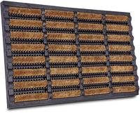 HANSE Home Fu&szlig;matte "Schmutzfangmatte Brushes Mat, T&uuml;rmatte" rechteckig 25 mm...