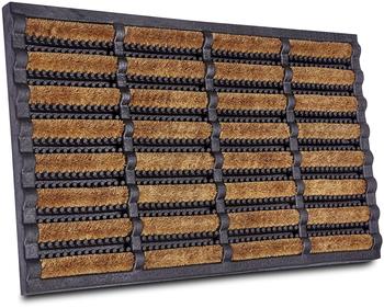 Hanse Home Brushes Fußmatte Kokos 40x60cm Schwarz/Natur