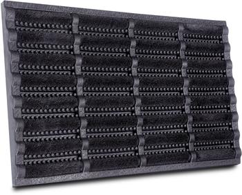 Hanse Home Brushes Fußmatte Kokos 40x60cm Schwarz/Schwarz