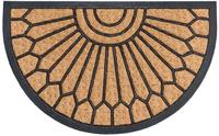 HANSE Home Fu&szlig;matte "Mix Mats Gummi-Kokos Halbrund Geometric Ornament, T&uuml;rmatte"