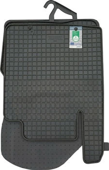 PETEX Fußmattensatz schwarz vorbereitet für Befestigungssystem AUDI 17110