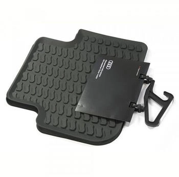Audi Gummi Fußmatten Hinten Allwettermatten für Q3 RSQ3 F3, Schwarz (83A061511041)