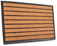 HANSE Home Fu&szlig;matte "Mix Mats Gummi Kokos Striped, T&uuml;rmatte" rechteckig 20 mm...