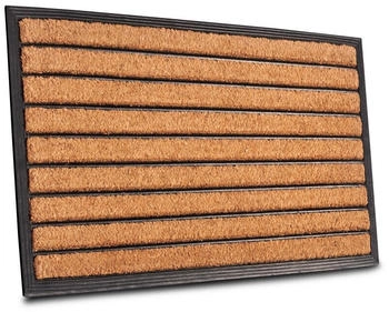 Hanse Home Fu&szlig;matte Kokos und Gummi f&uuml;r Innen und Au&szlig;en 45x75cm Streifen