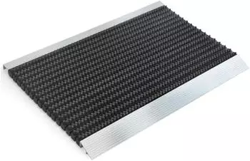 Karat Fussabtreter Aussenbereich f&uuml;r innen & au&szlig;en 40x60cm Alu-Rahmen - Schwarz