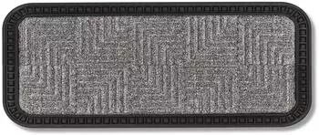 Astra Fußmatte für Innen & Außen BORDER STAR Silber 25x60 cm
