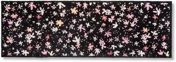 Astra Fu&szlig;matte waschbar PURE & SOFT Schwarz 50x150 cm