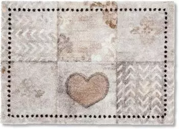 Astra Fu&szlig;matte waschbar PURE & SOFT Grau 50x70 cm