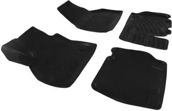 Omtec Otomotive Fußmatten 3D Gummimatten für Mercedes Citan 2012-2021 Gummi TPE Schwarz 4tlg