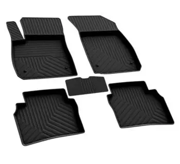 Omtec Otomotive Fußmatten 3D Gummimatten für Opel Insignia 2017-2020 Gummi Schwarz 4x