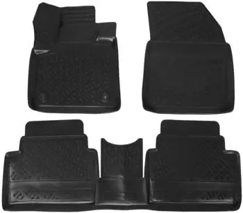 Omtec Otomotive OMAC Gummimatten Fußmatten für Citroen C5 Aircross 2018-2025 Gummi TPE Schwarz