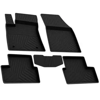 Omtec Otomotive Fußmatten 3D Gummimatten für Seat Ibiza 2008-2017 Gummi Schwarz 4tlg