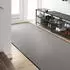 vidaXL Fußmatte grau und schwarz 120x400cm, 100% Polyamid