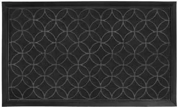 Douceur d'Int&eacute;rieur Fu&szlig;matte FEUILLES Gummi, 45x75cm (1740254)