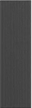 vidaXL Fu&szlig;matte Streifen schwarz und grau 115x400cm (4105599)