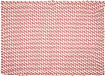 pad POOL Schmutzfangmatte, handgewebt, pink/wei&szlig;, 72x132cm, In- & Outdoor