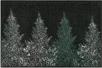 wash+dry by Kleen-Tex Fu&szlig;matte "Pine Forest" rechteckig 7 mm H&ouml;he waschbar und