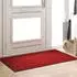 vidaXL Fußmatte rot und schwarz 90x150cm, Polypropylen und Vinyl