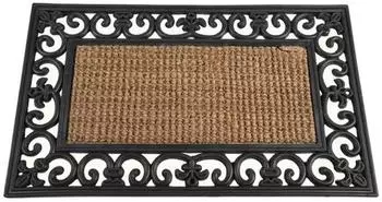 Siena Garden Gazelle Fu&szlig;matte Gummi 45x75cm schwarz