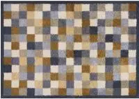 Turtle Mat Fu&szlig;matte "und L&auml;ufer Neutral Squares" rechteckig 9 mm H&ouml;he